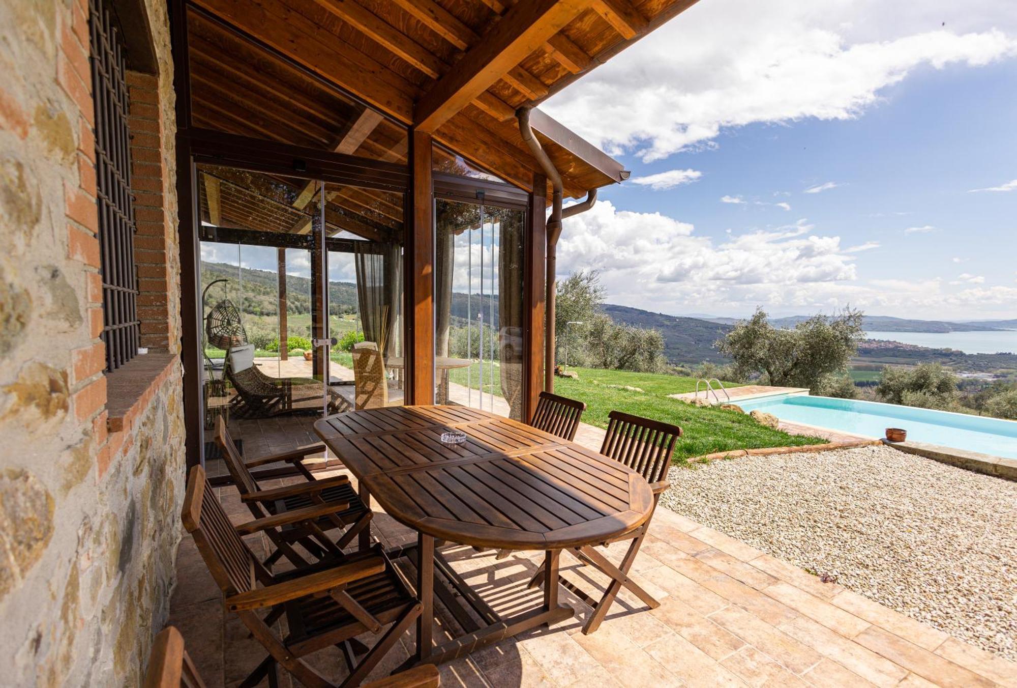 Di Colle In Colle - Country House With Private Pool Tuoro sul Trasimeno Exterior foto