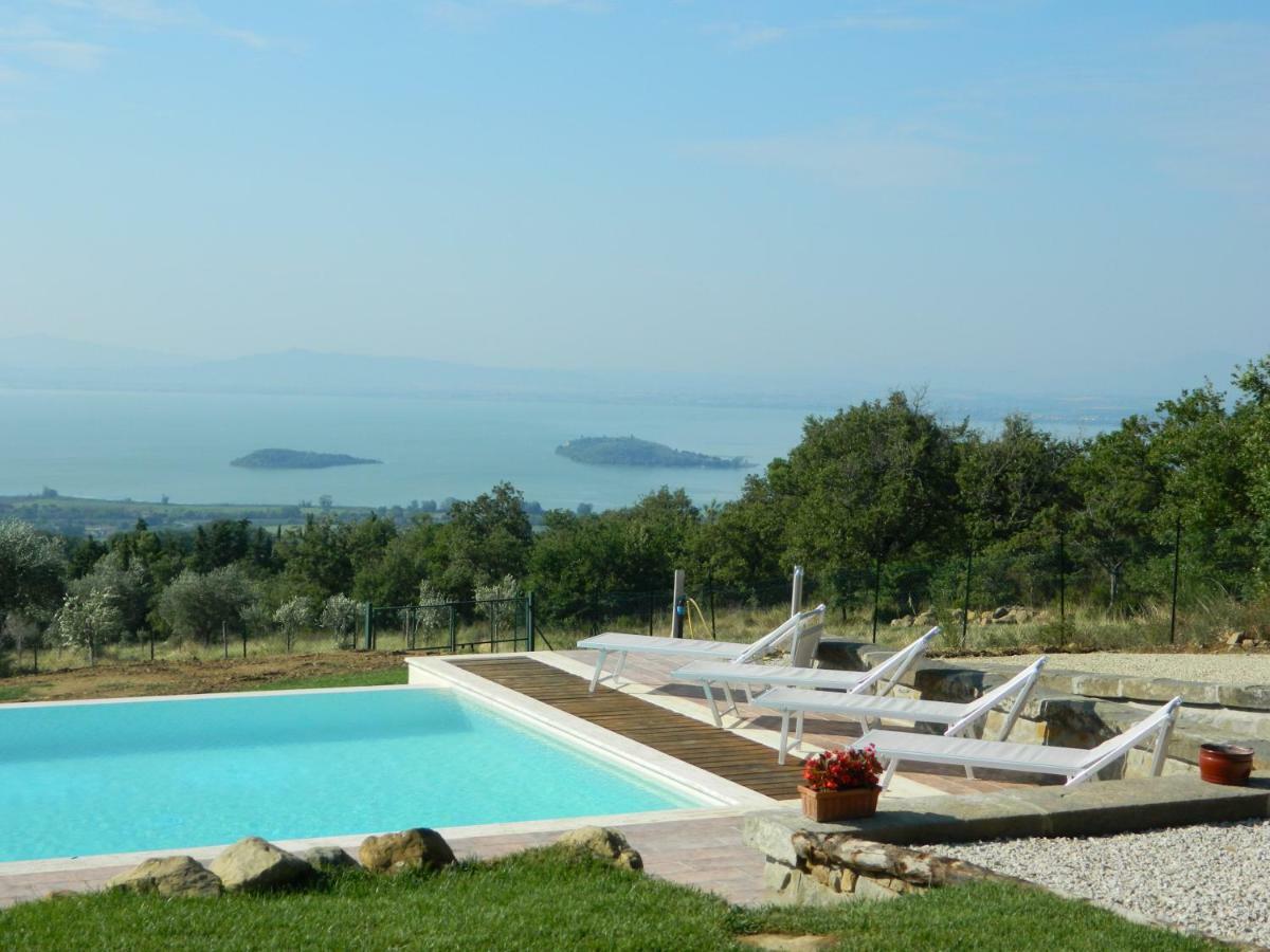 Di Colle In Colle - Country House With Private Pool Tuoro sul Trasimeno Exterior foto